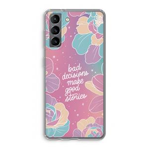 CaseCompany Good stories: Samsung Galaxy S21 Transparant Hoesje