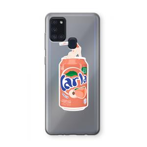 CaseCompany S(peach)less: Samsung Galaxy A21s Transparant Hoesje