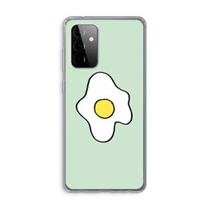 CaseCompany Spiegelei: Samsung Galaxy A72 Transparant Hoesje