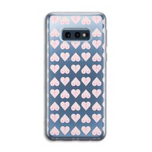 CaseCompany Ass 'n Titties: Samsung Galaxy S10e Transparant Hoesje