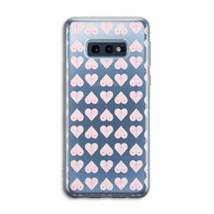 CaseCompany Ass 'n Titties: Samsung Galaxy S10e Transparant Hoesje