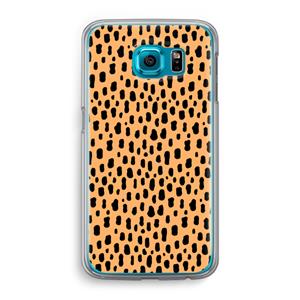 CaseCompany Panter: Samsung Galaxy S6 Transparant Hoesje