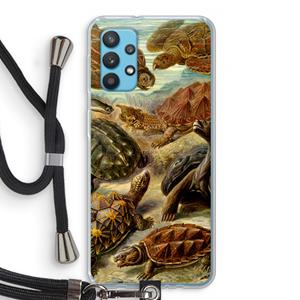 CaseCompany Haeckel Chelonia: Samsung Galaxy A32 4G Transparant Hoesje met koord