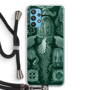CaseCompany Haeckel Cubomedusae: Samsung Galaxy A32 4G Transparant Hoesje met koord