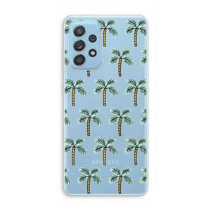 CaseCompany Paradise: Samsung Galaxy A73 Transparant Hoesje