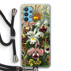 CaseCompany Haeckel Orchidae: Samsung Galaxy A32 4G Transparant Hoesje met koord