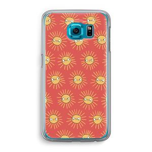CaseCompany Zon: Samsung Galaxy S6 Transparant Hoesje