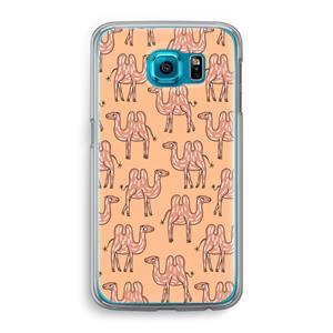 CaseCompany Kameel: Samsung Galaxy S6 Transparant Hoesje