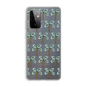 CaseCompany Paradise: Samsung Galaxy A72 Transparant Hoesje