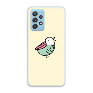 CaseCompany Birdy: Samsung Galaxy A73 Transparant Hoesje