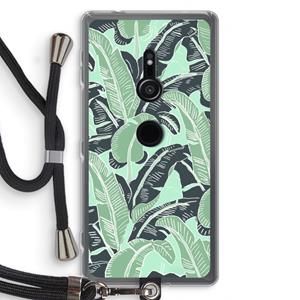 CaseCompany This Sh*t Is Bananas: Sony Xperia XZ2 Transparant Hoesje met koord