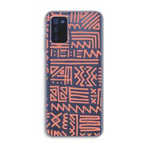CaseCompany Marrakech Pink: Samsung Galaxy A03s Transparant Hoesje