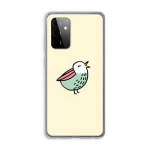 CaseCompany Birdy: Samsung Galaxy A72 Transparant Hoesje