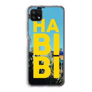 CaseCompany Habibi Majorelle : Samsung Galaxy A22 5G Transparant Hoesje