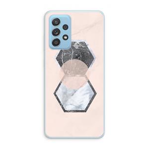 CaseCompany Creatieve toets: Samsung Galaxy A73 Transparant Hoesje