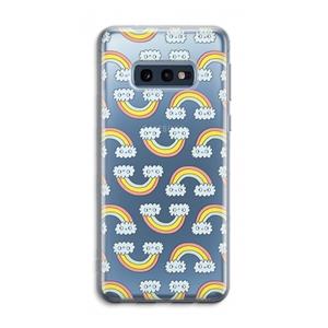 CaseCompany Regenboog: Samsung Galaxy S10e Transparant Hoesje