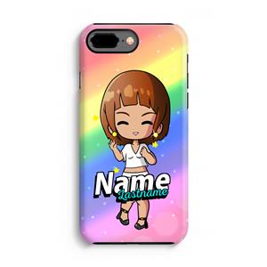CaseCompany Chibi Maker vrouw: iPhone 8 Plus Tough Case