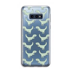 CaseCompany Dinos: Samsung Galaxy S10e Transparant Hoesje
