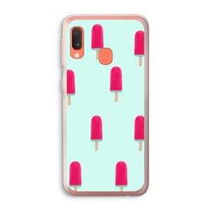 CaseCompany Waterijsje: Samsung Galaxy A20e Transparant Hoesje