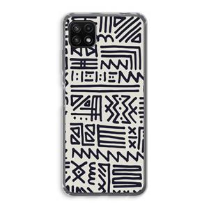 CaseCompany Marrakech print: Samsung Galaxy A22 5G Transparant Hoesje