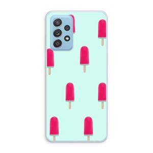 CaseCompany Waterijsje: Samsung Galaxy A73 Transparant Hoesje