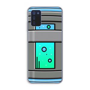 CaseCompany Chug Bottle: Samsung Galaxy A03s Transparant Hoesje