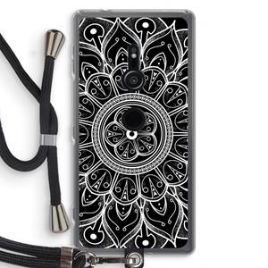 CaseCompany Roses Are Red: Sony Xperia XZ2 Transparant Hoesje met koord