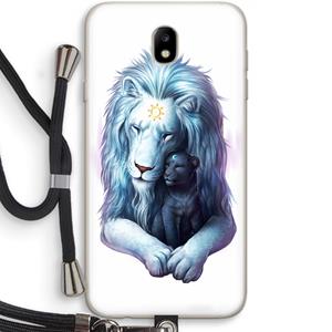 CaseCompany Child Of Light: Samsung Galaxy J7 (2017) Transparant Hoesje met koord