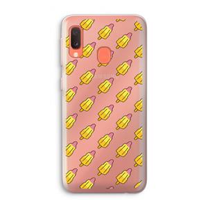 CaseCompany Waterijsjes: Samsung Galaxy A20e Transparant Hoesje