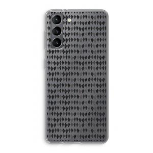 CaseCompany Crazy shapes: Samsung Galaxy S21 Transparant Hoesje