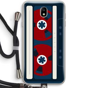 CaseCompany Here's your tape: Samsung Galaxy J7 (2017) Transparant Hoesje met koord