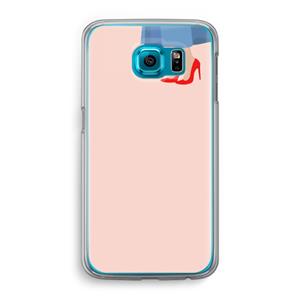 CaseCompany High heels: Samsung Galaxy S6 Transparant Hoesje