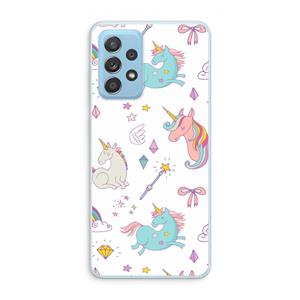 CaseCompany Fantasiewereld: Samsung Galaxy A73 Transparant Hoesje