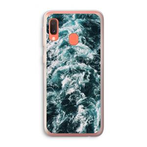 CaseCompany Zee golf: Samsung Galaxy A20e Transparant Hoesje