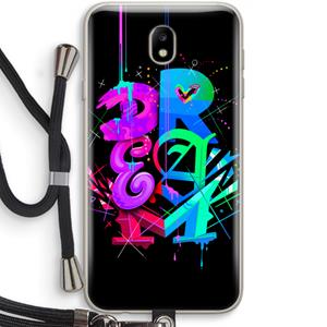 CaseCompany Dream: Samsung Galaxy J7 (2017) Transparant Hoesje met koord