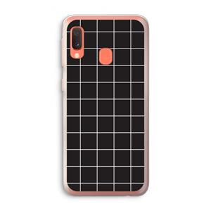 CaseCompany Rooster 2: Samsung Galaxy A20e Transparant Hoesje