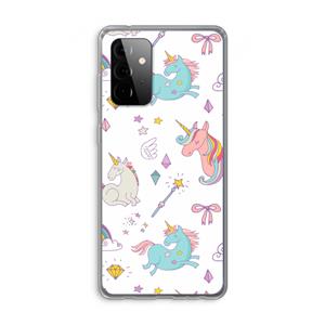 CaseCompany Fantasiewereld: Samsung Galaxy A72 Transparant Hoesje