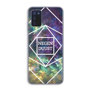 CaseCompany Negenduust ruimte: Samsung Galaxy A03s Transparant Hoesje