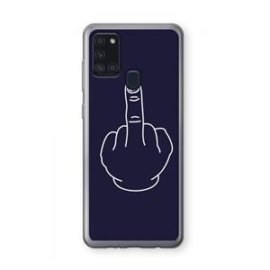 CaseCompany F**k U: Samsung Galaxy A21s Transparant Hoesje