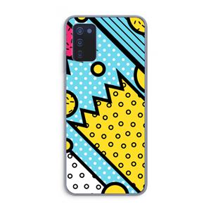 CaseCompany Pop Art #1: Samsung Galaxy A03s Transparant Hoesje