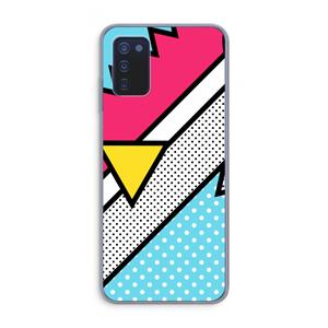 CaseCompany Pop Art #3: Samsung Galaxy A03s Transparant Hoesje