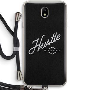 CaseCompany Hustle: Samsung Galaxy J7 (2017) Transparant Hoesje met koord