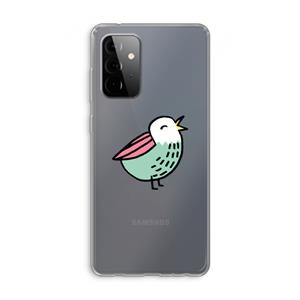 CaseCompany Birdy: Samsung Galaxy A72 Transparant Hoesje