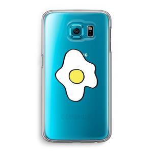 CaseCompany Spiegelei: Samsung Galaxy S6 Transparant Hoesje