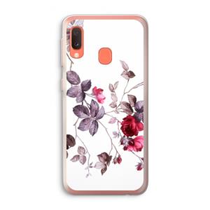 CaseCompany Mooie bloemen: Samsung Galaxy A20e Transparant Hoesje