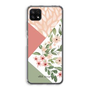 CaseCompany Sweet heaven geometrics: Samsung Galaxy A22 5G Transparant Hoesje