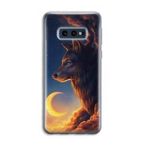 CaseCompany Night Guardian: Samsung Galaxy S10e Transparant Hoesje