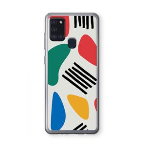 CaseCompany Illustratieve pop 1: Samsung Galaxy A21s Transparant Hoesje