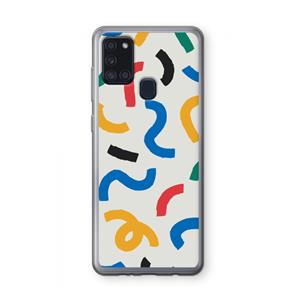 CaseCompany Illustratieve pop 2: Samsung Galaxy A21s Transparant Hoesje