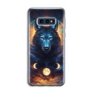 CaseCompany Wolf Dreamcatcher: Samsung Galaxy S10e Transparant Hoesje